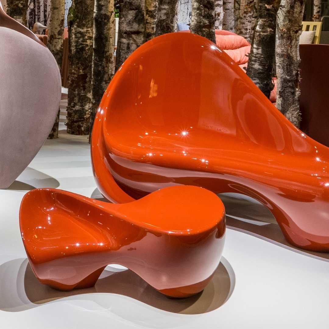 Ripple Table Lacquered - Serralunga