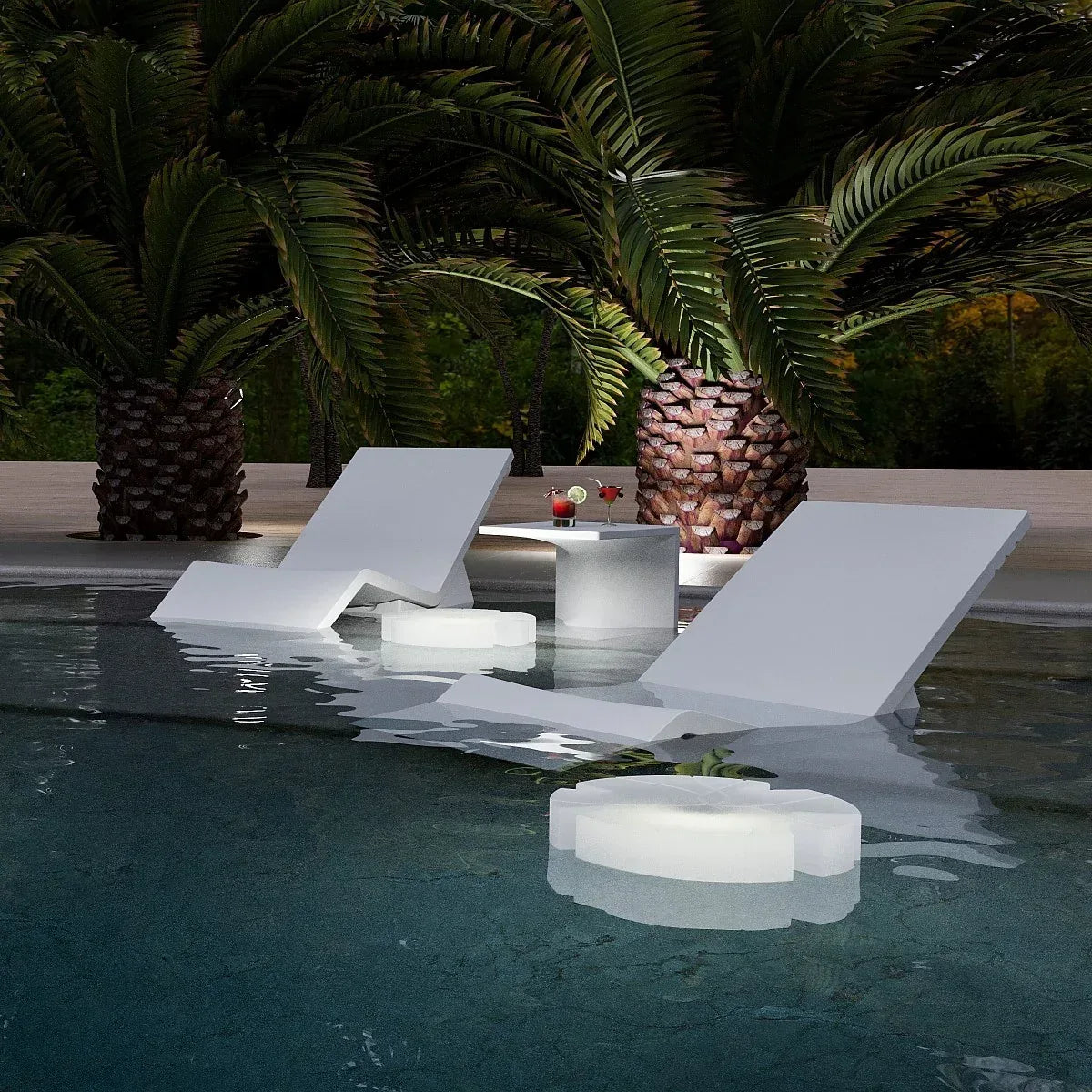 Aqua Lounger Set of 2 - Serralunga