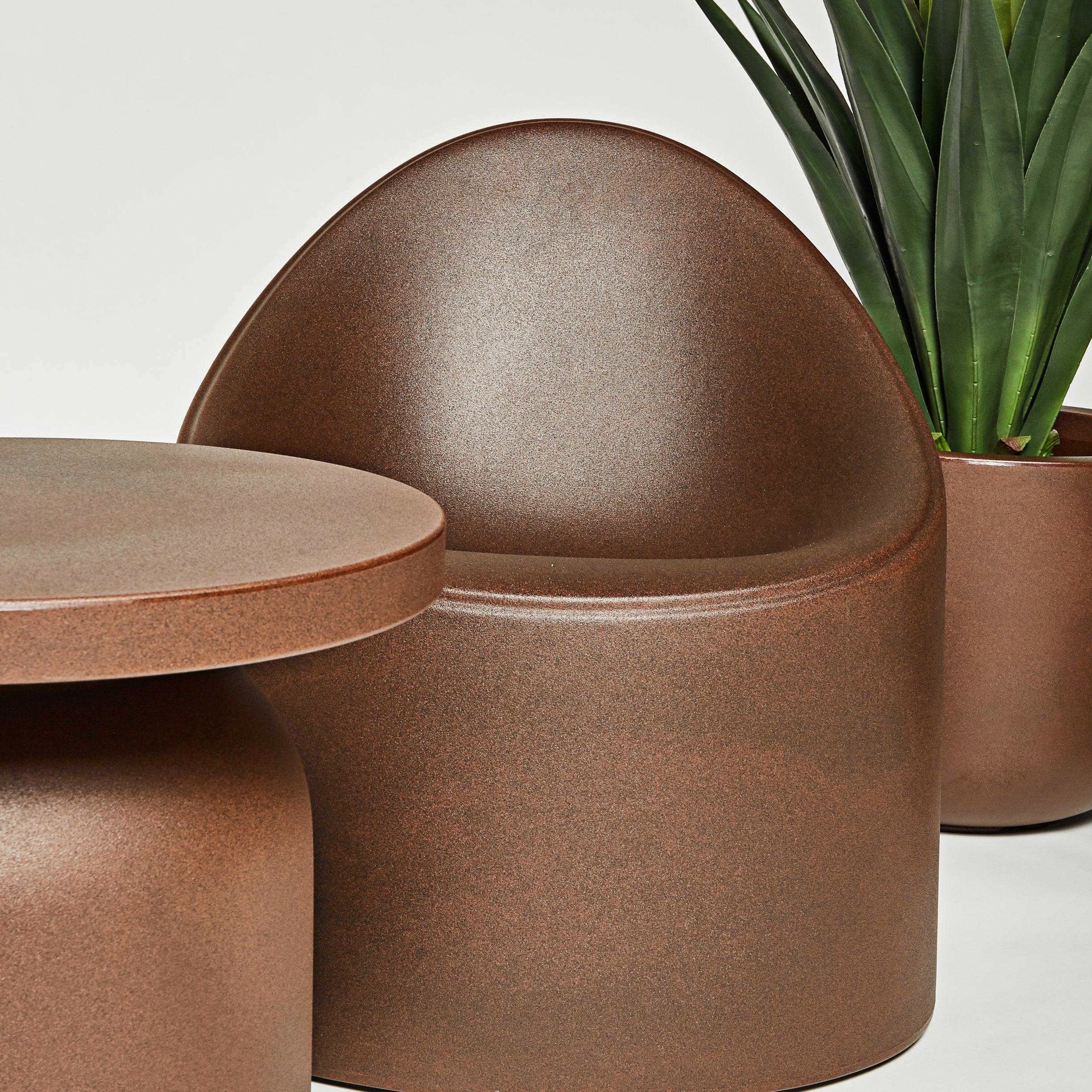 Bay Armchair Corten - Serralunga