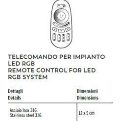 Remote Control for LED RGB System - Serralunga