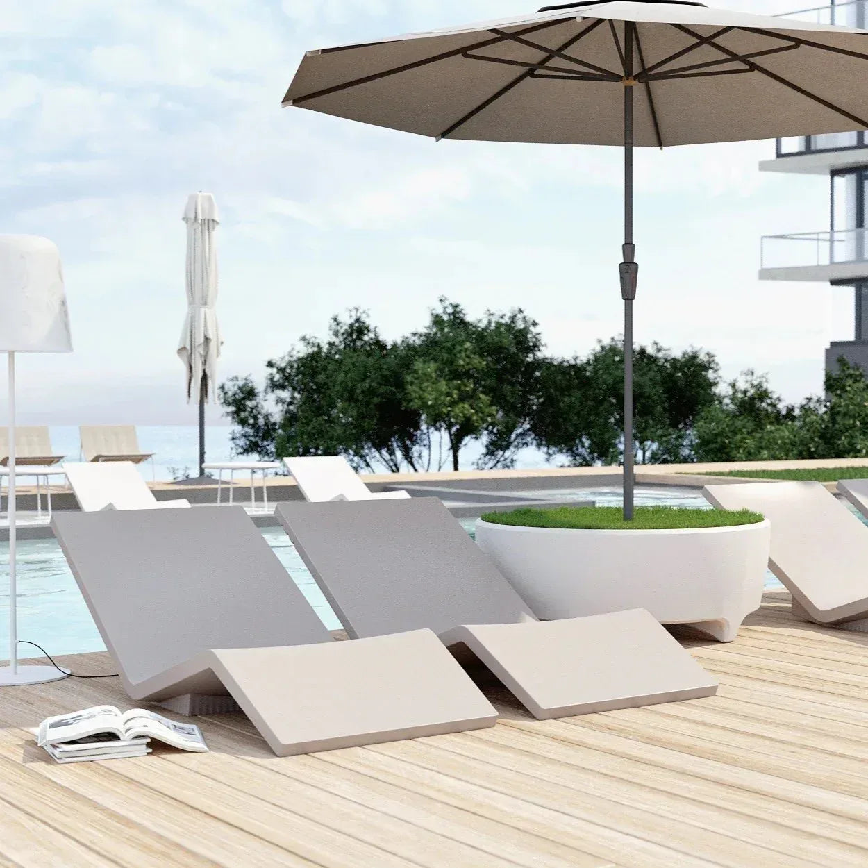 Aqua Lounger Set of 2 - Serralunga