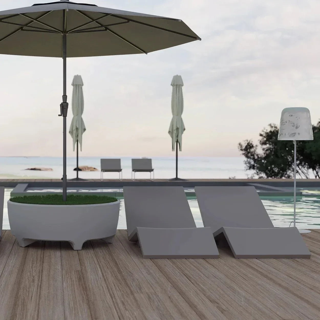 Aqua Lounger Set of 2 - Serralunga