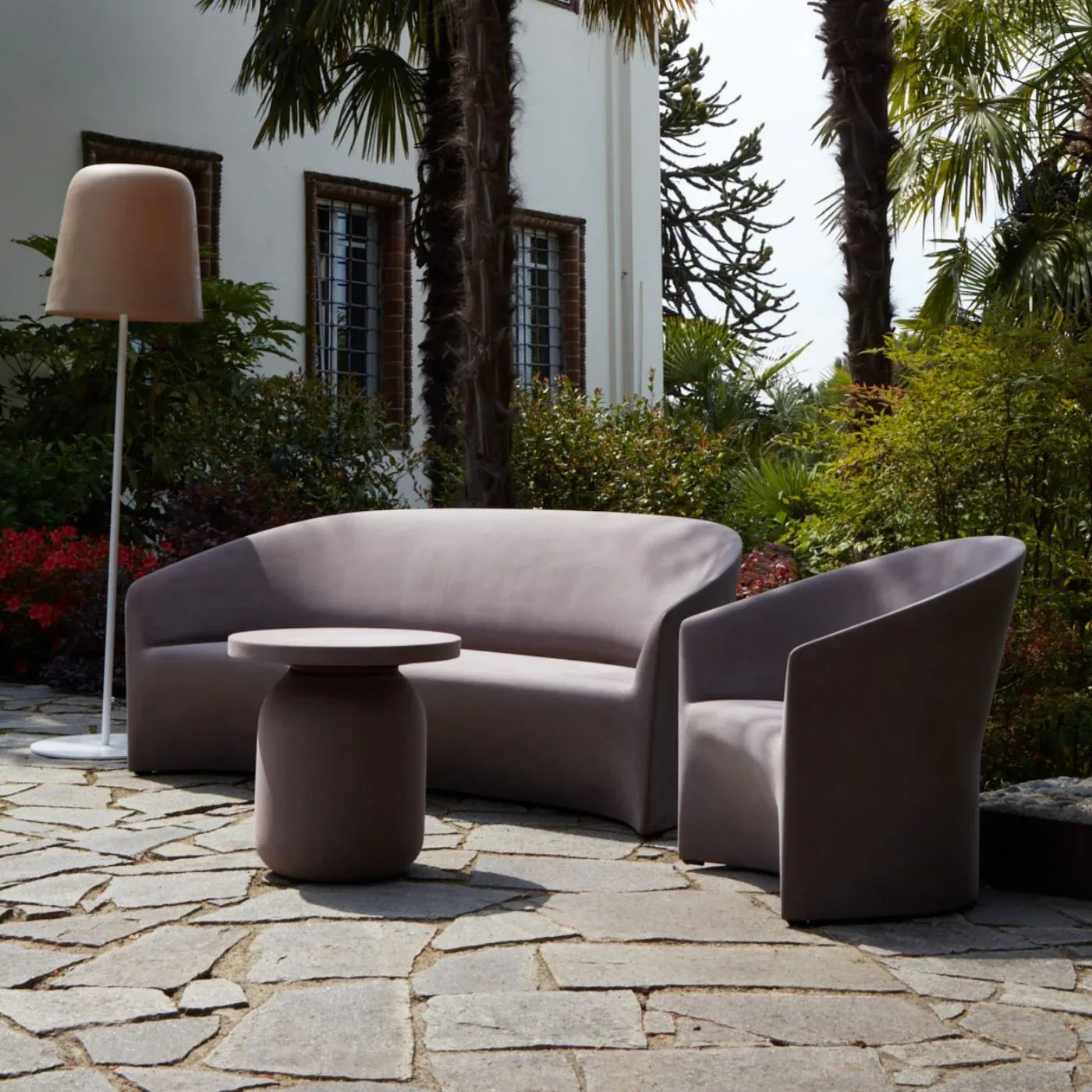 Pine Beach Armchair Moleskin - Serralunga