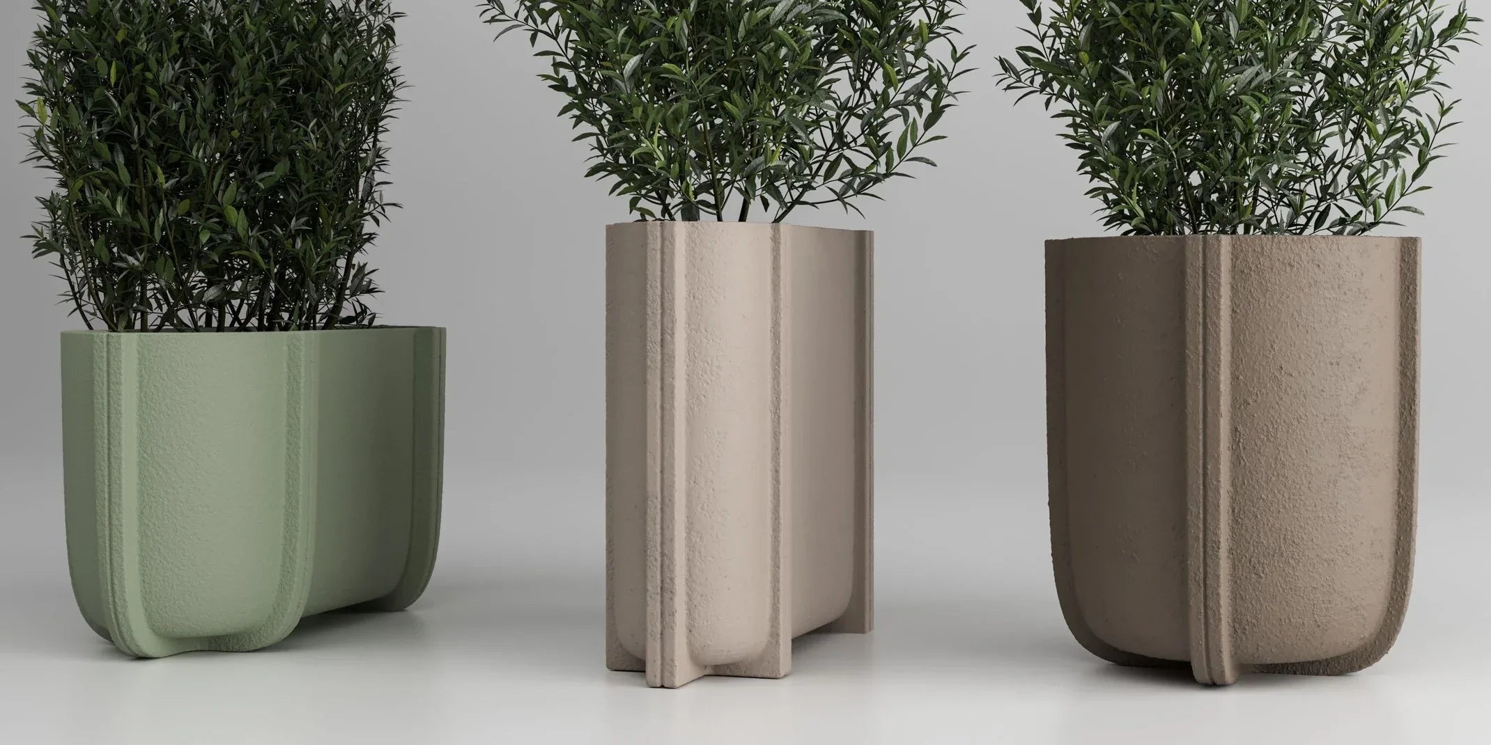 Brutalist Design in Outdoor and Indoor Vases: The Aesthetics of Matter Between Strength and Functionality